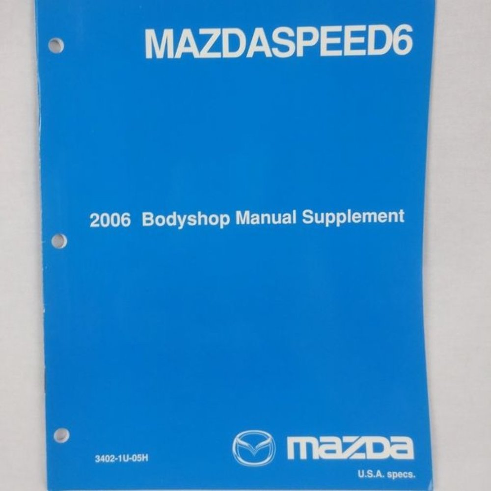 2006 Bodyshop Manual Supplement